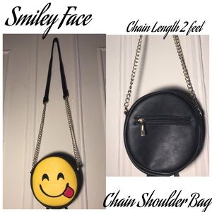 NWT Smiley Face with tongue 😋 Emoji Shoulder Bag